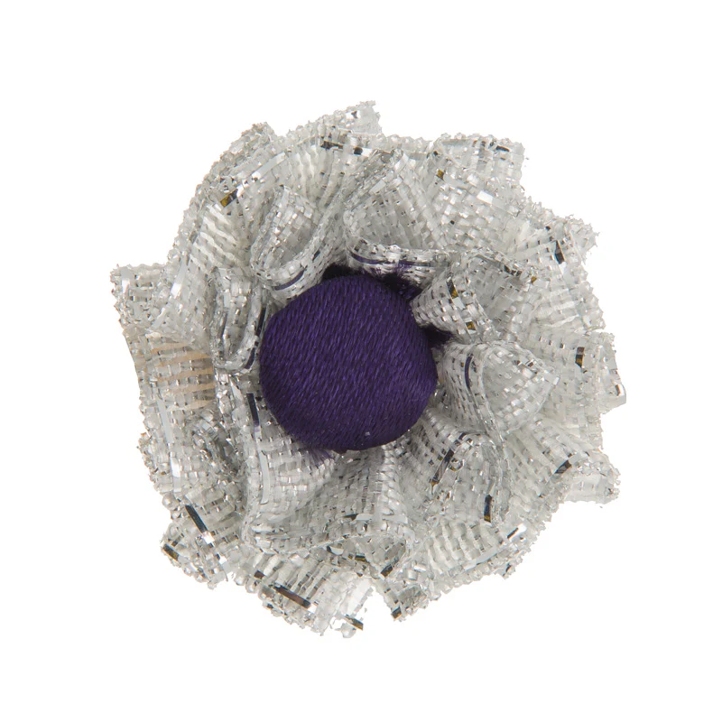 Kokard till studentmössa - Silver/Lila - Bild 2