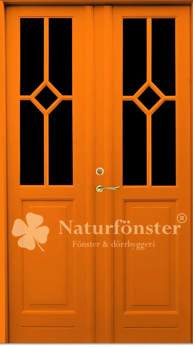 Ytterdörr lagerförd dörr dörrar på lager färg orange röd storlek 13*21 - Bild 2