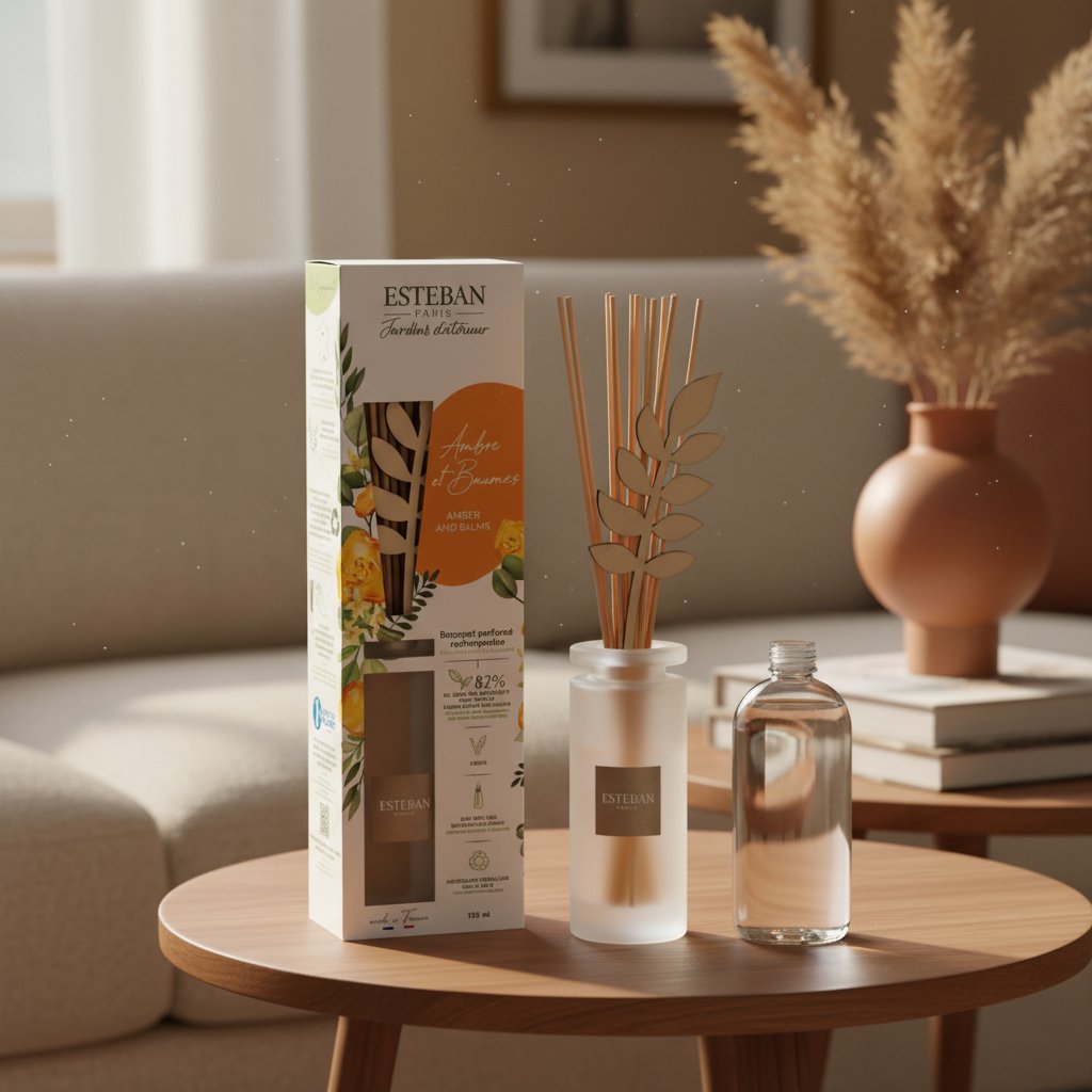 Doftbukett med ambra och balsam, påfyllningsbar 100 ml - Bild 2