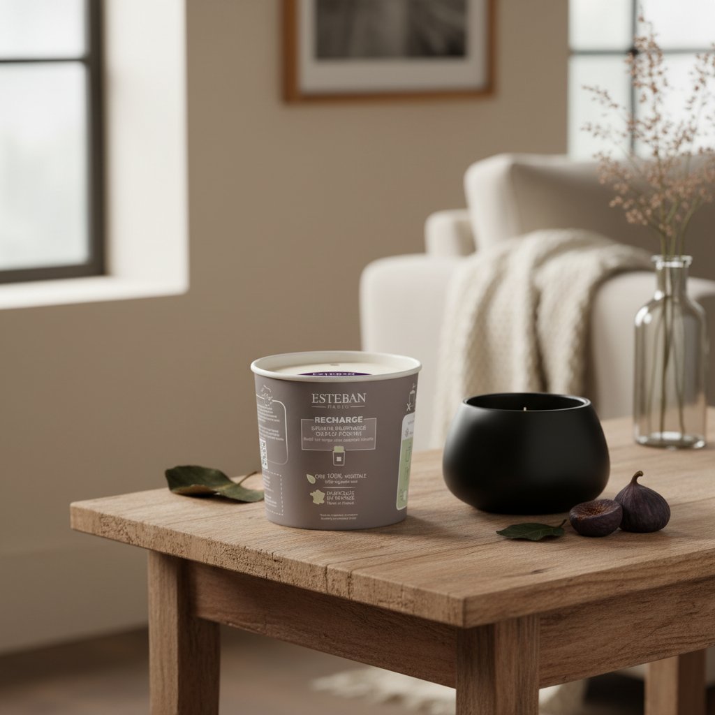 Refill med doft av svarta fikon för doftljus 450 g