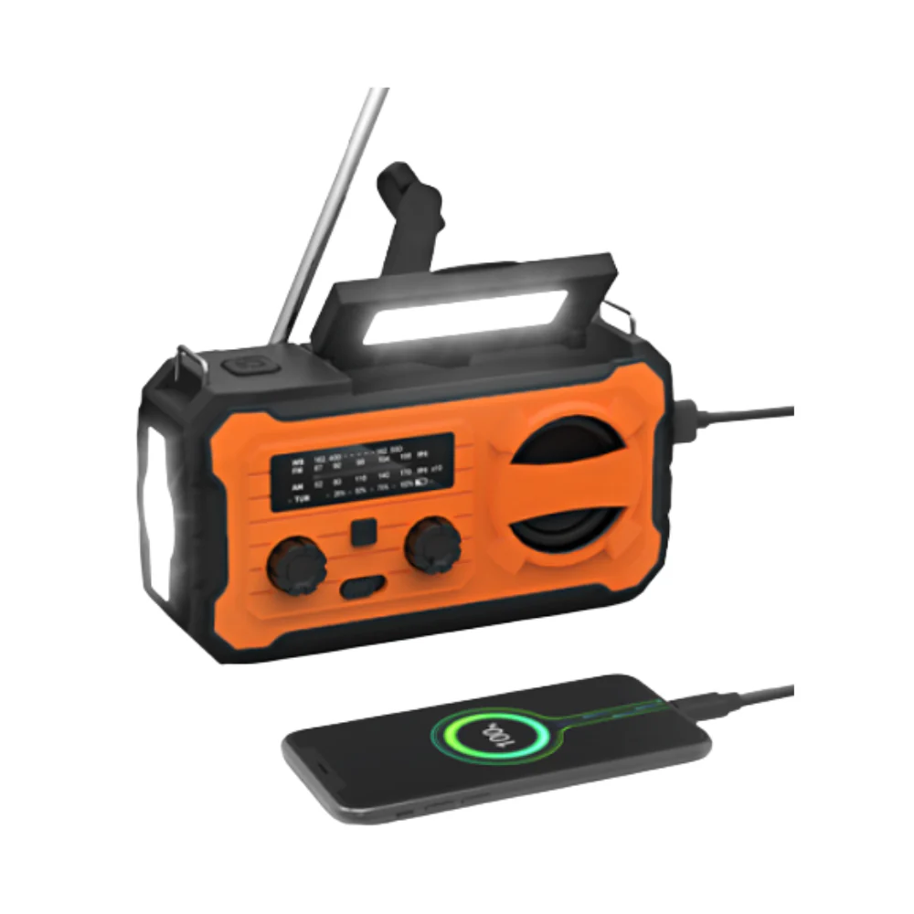 Radio Powerbank Solcell Vev inkl USB 4000 mAh - Bild 2